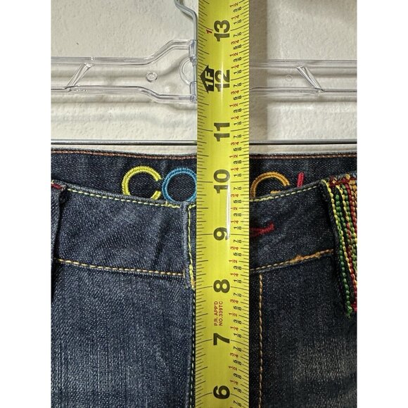 COOGI Multicolor Embroidered Logo Straight Leg Women’s Jeans Size 5/6 - Picture 11 of 12